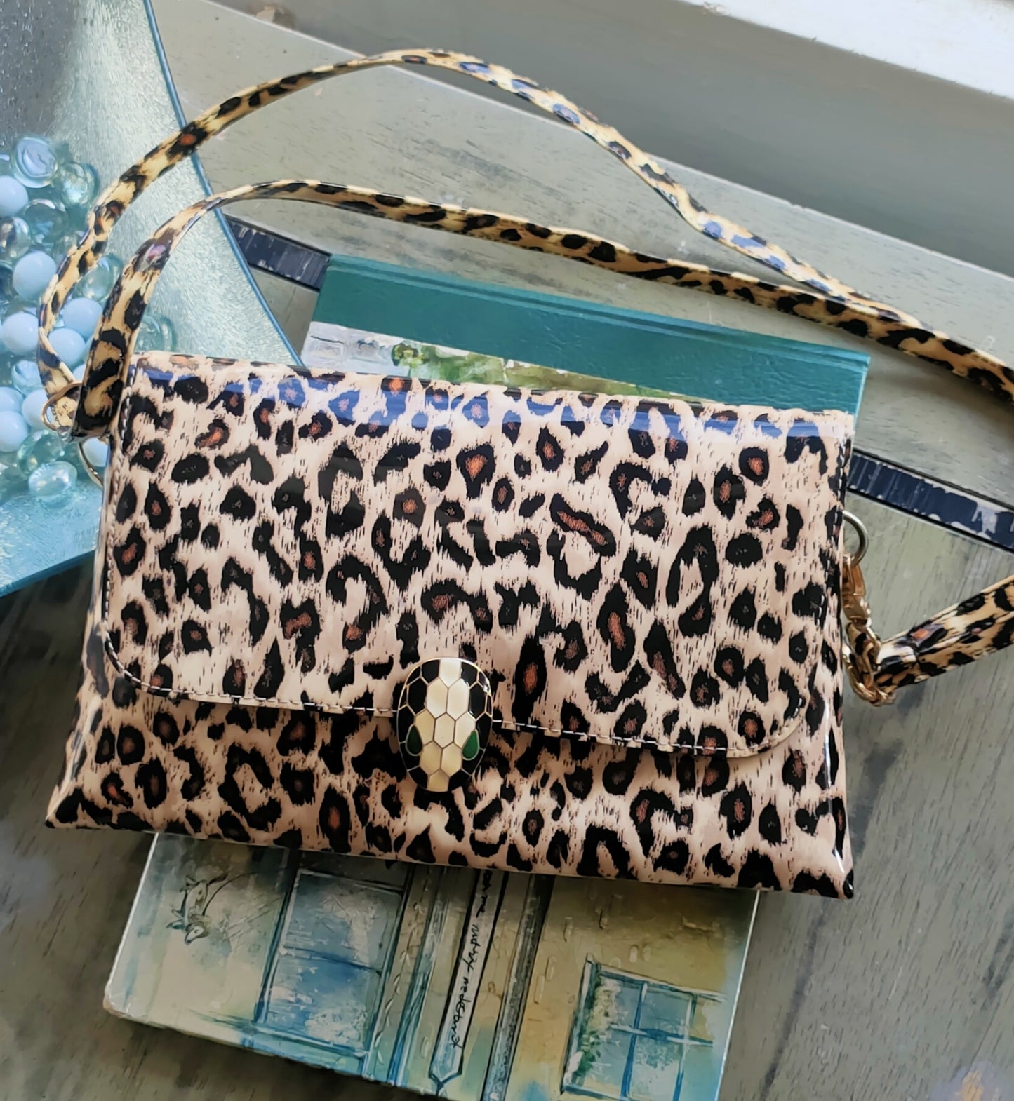 Animal Print Sling Bag