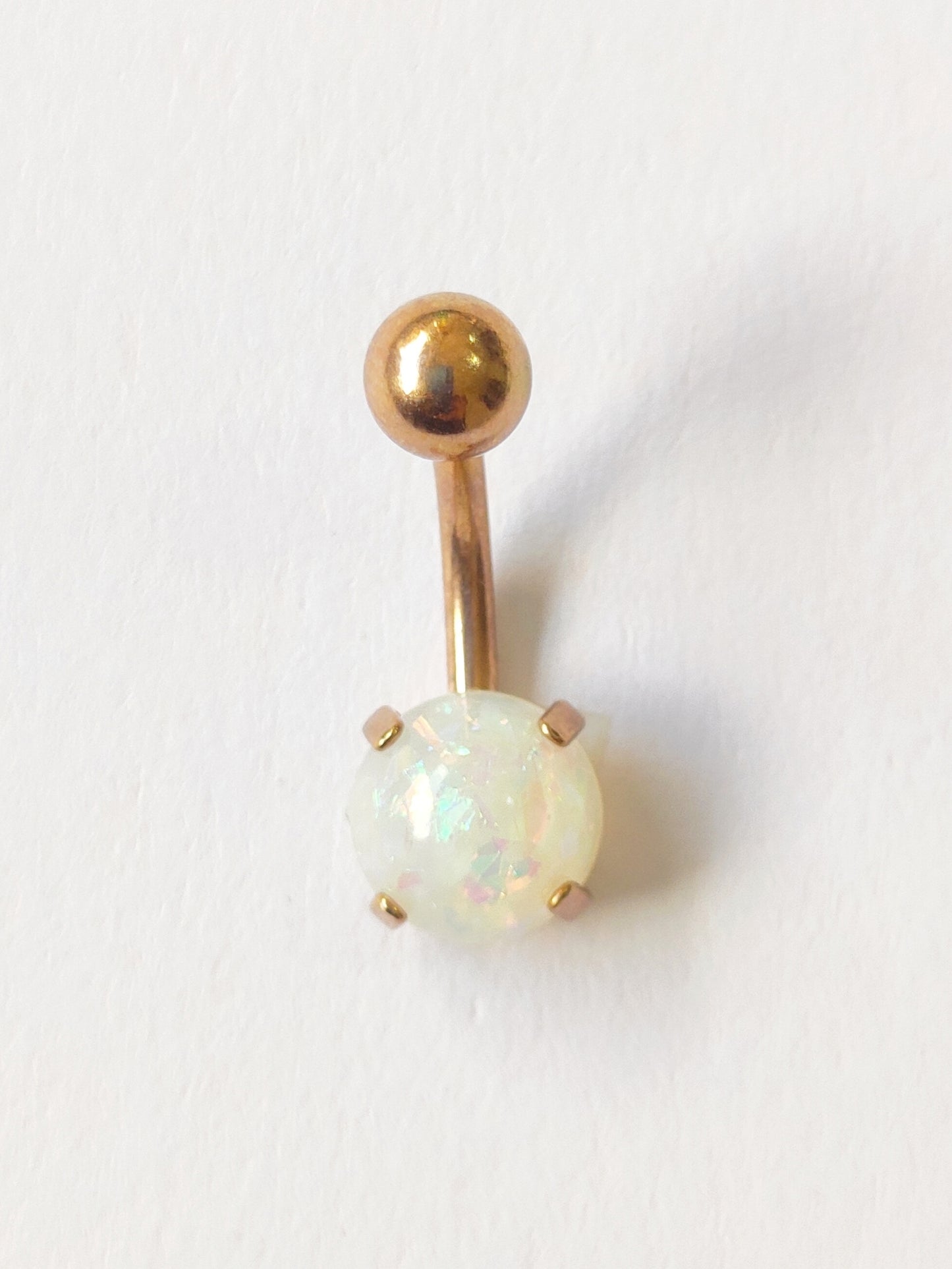 Opal Belly ring