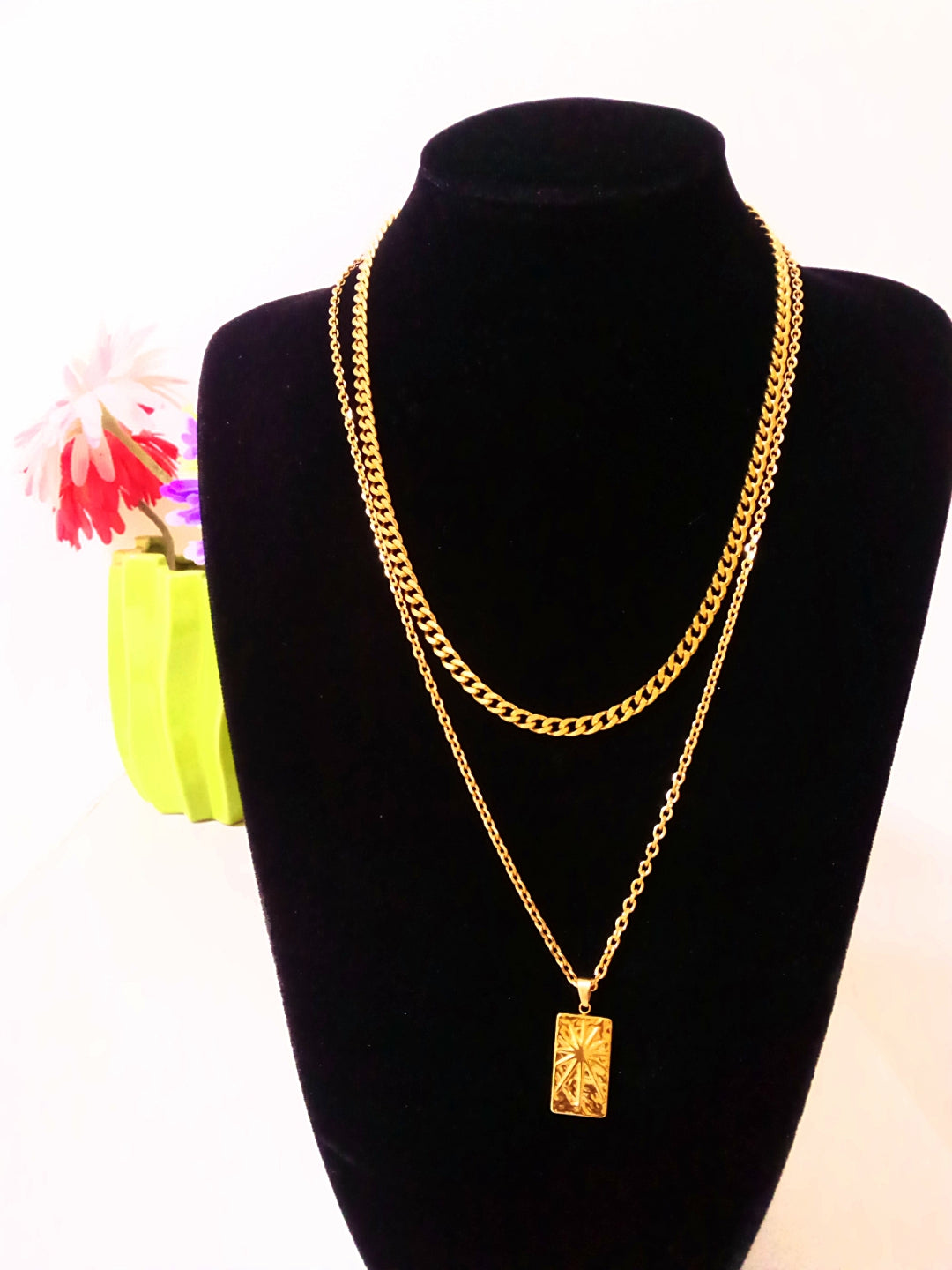 Cuban Double Necklace