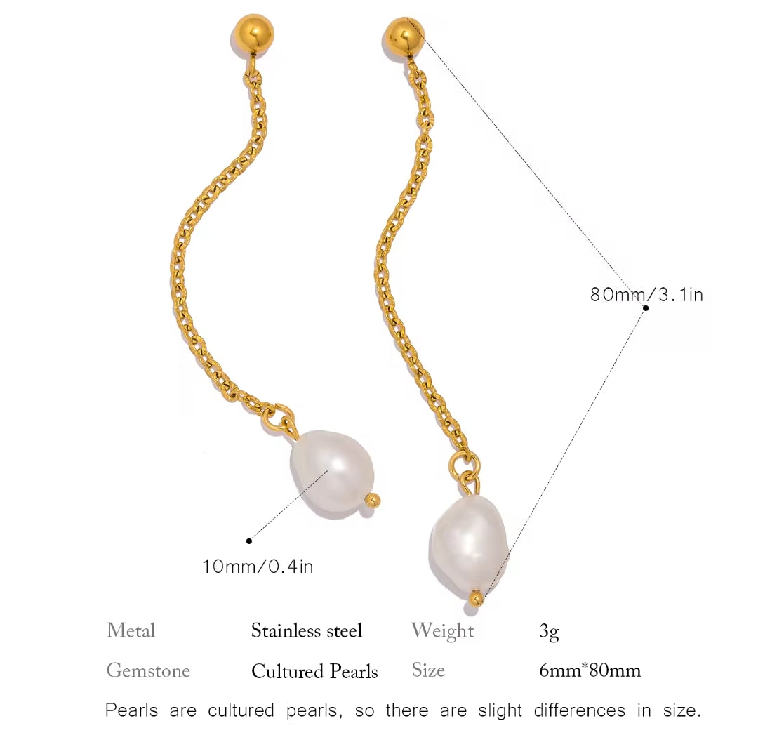 Pearl Dangle Earring
