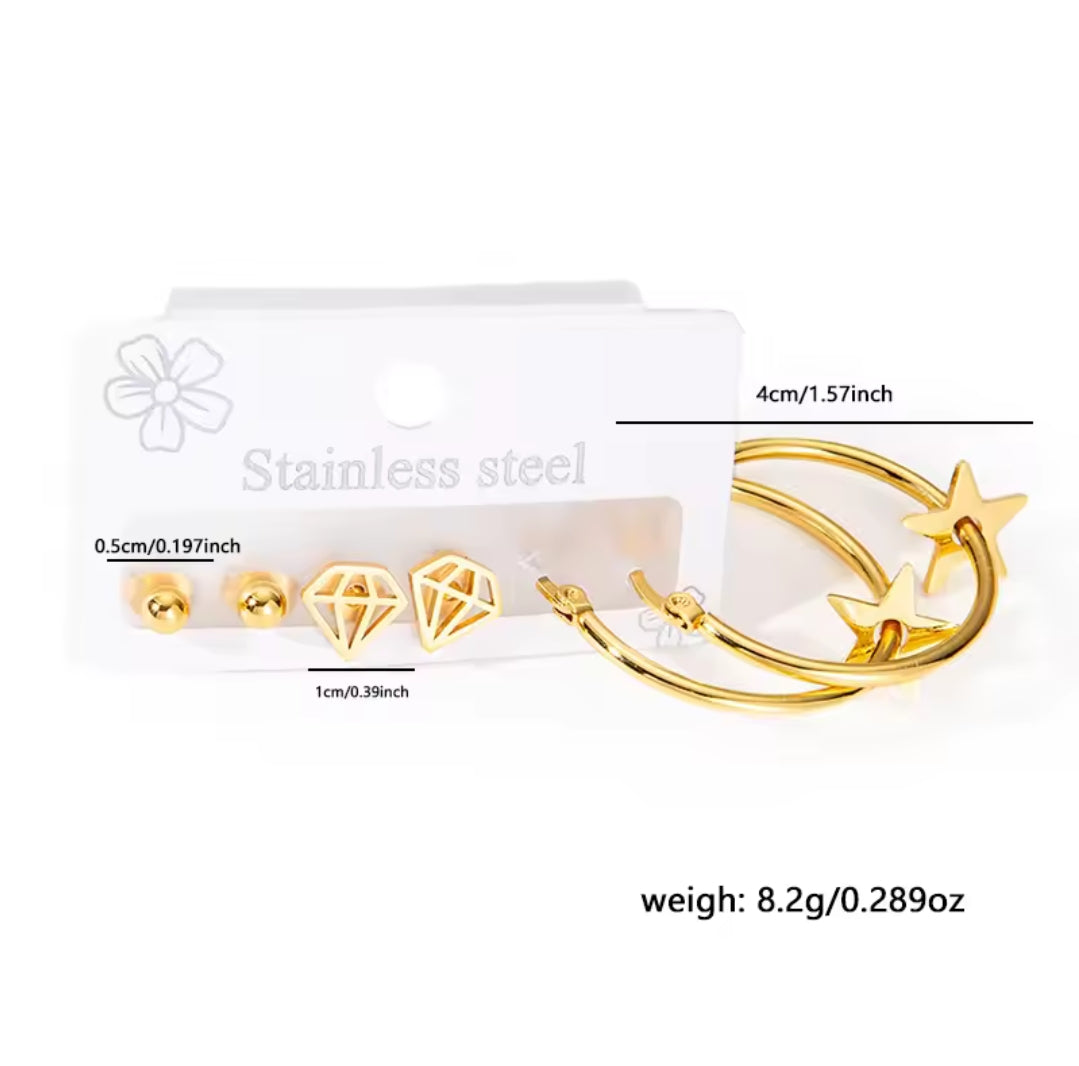 Diamond Assort Earrings