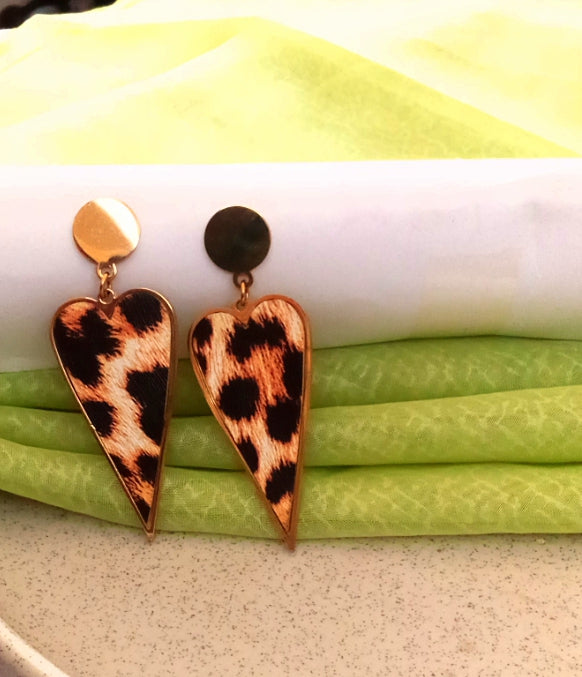 Leopard Print Earrings