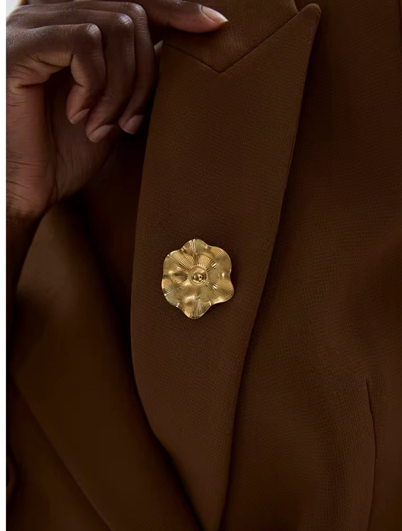 Flower Petal Brooch