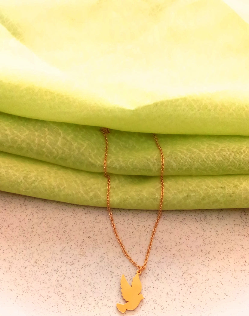 Bold Dove Necklace