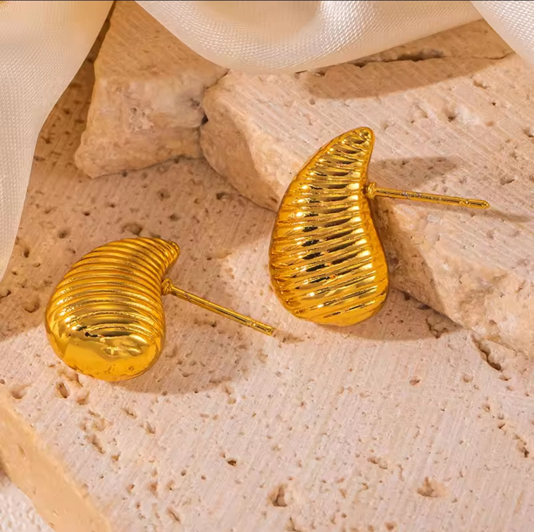 Stripes Drop Earrings