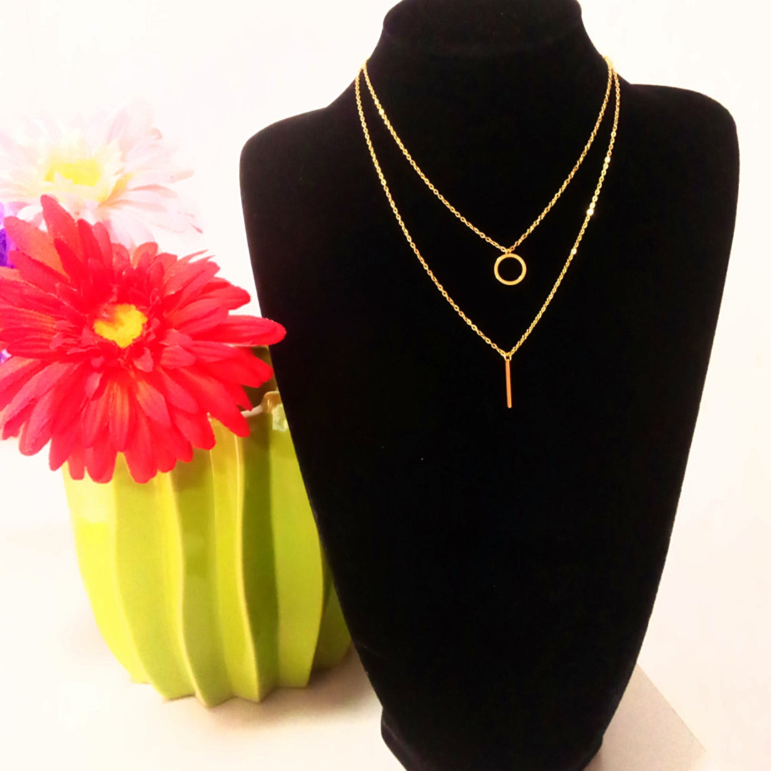Dangle Layered Necklace