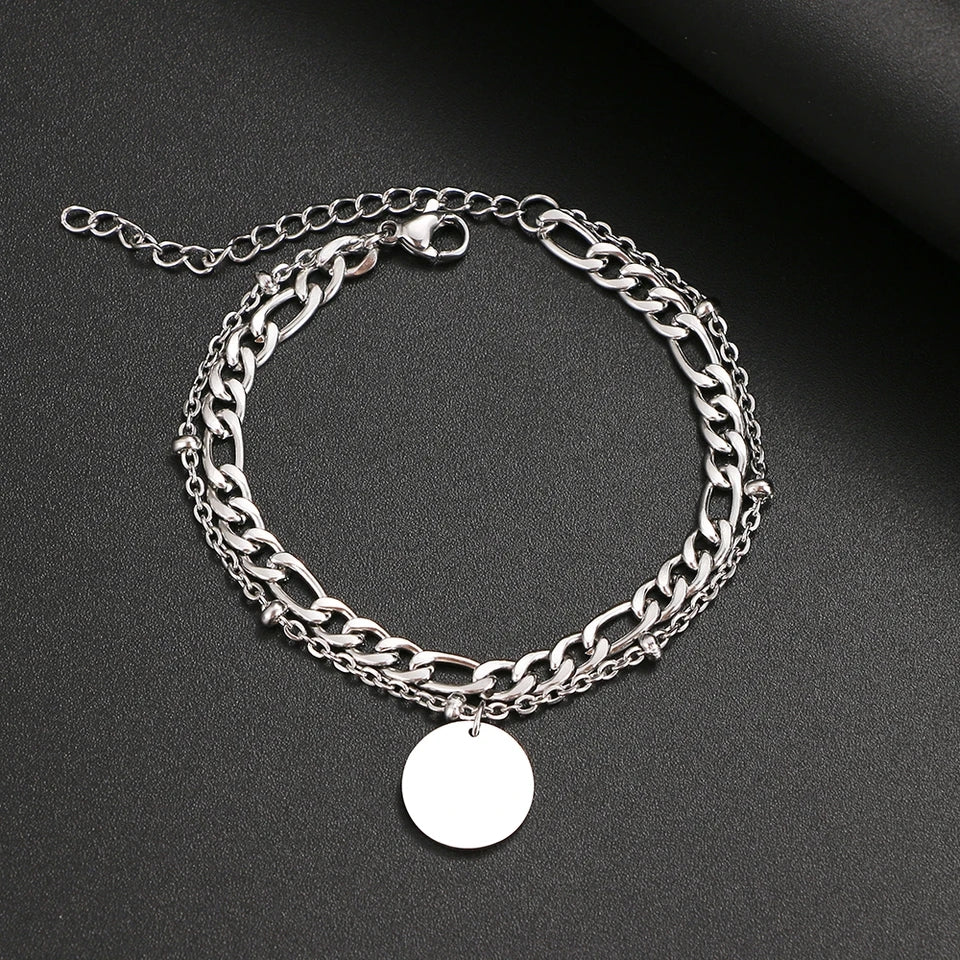 Circle Layered Bracelet