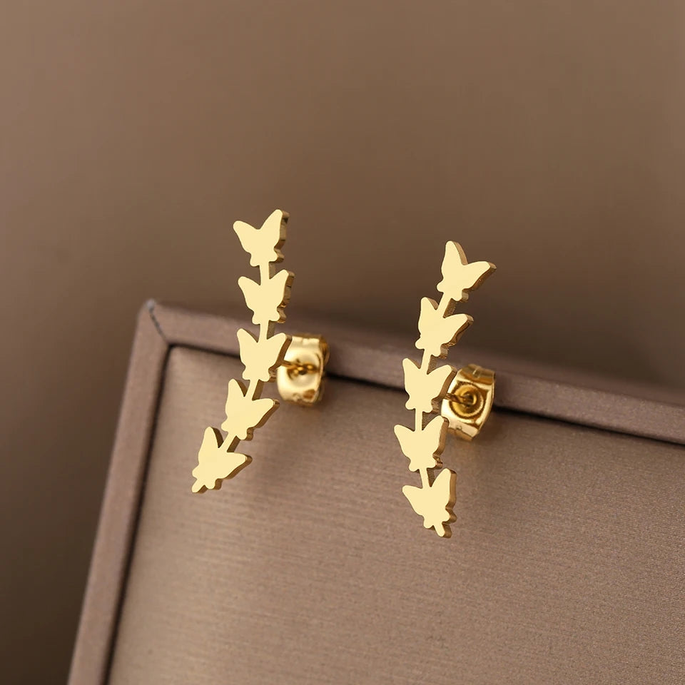 Butterfly Stud Earring