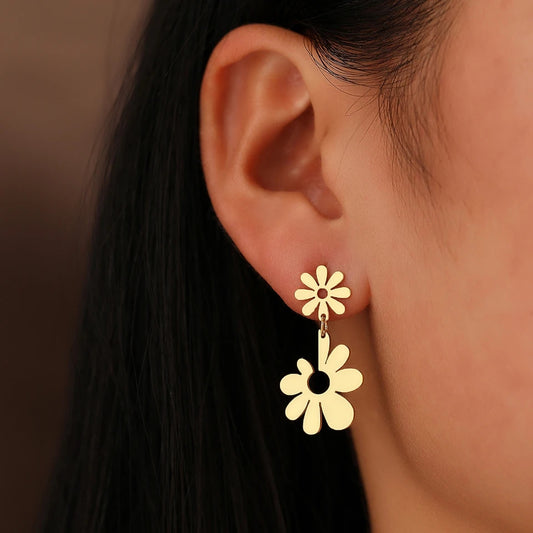 Flower Dangle Earrings