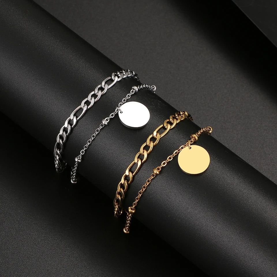 Circle Layered Bracelet