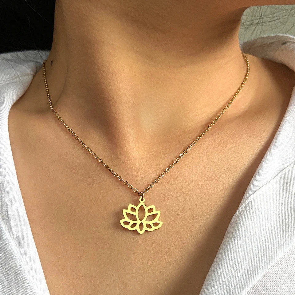 Lotus Flower Necklace