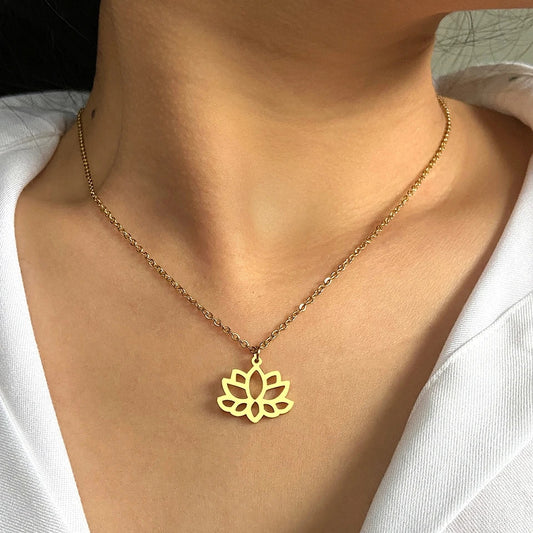 Lotus Flower Necklace