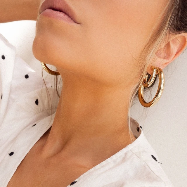 Thicke Loop Earrings