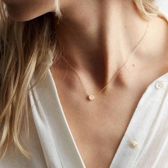 Minimalist Circular necklace