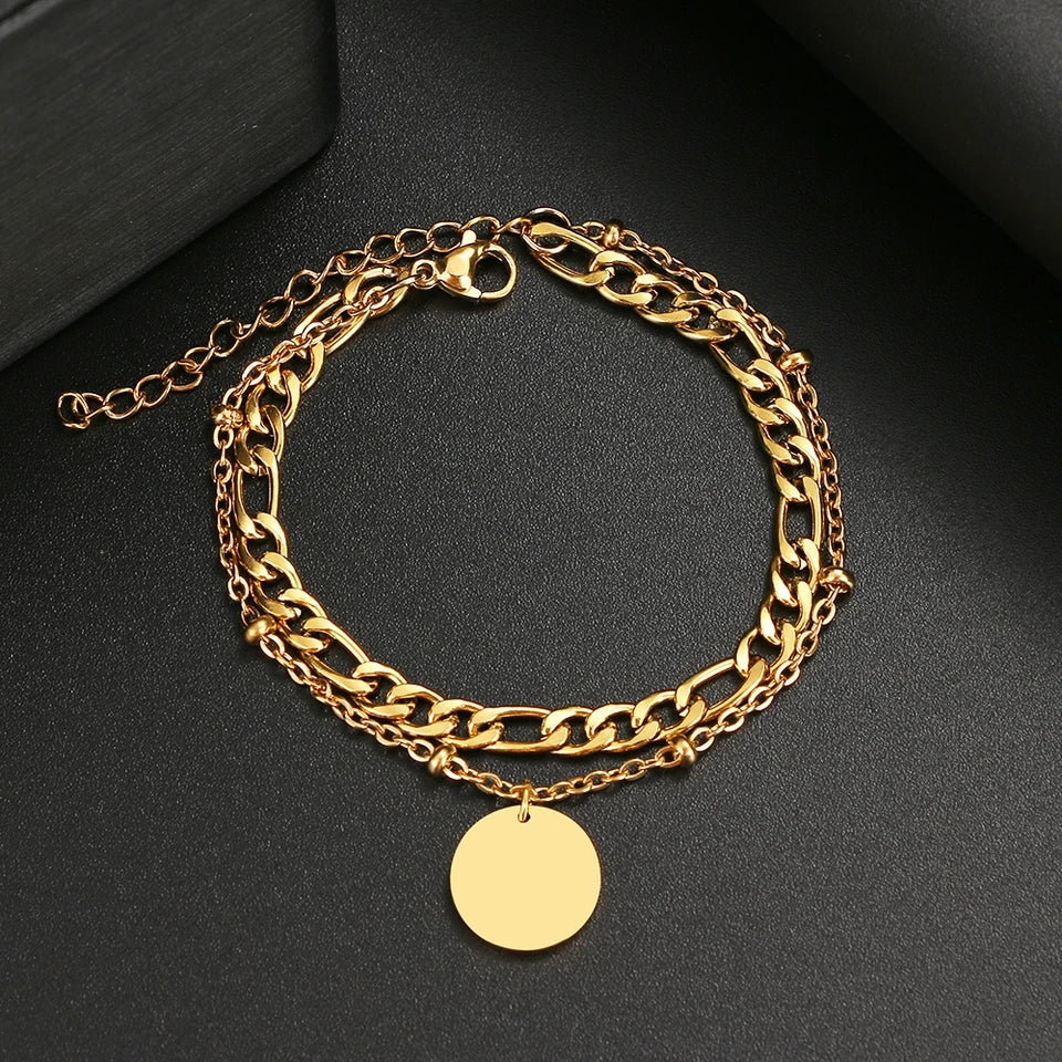 Circle Layered Bracelet