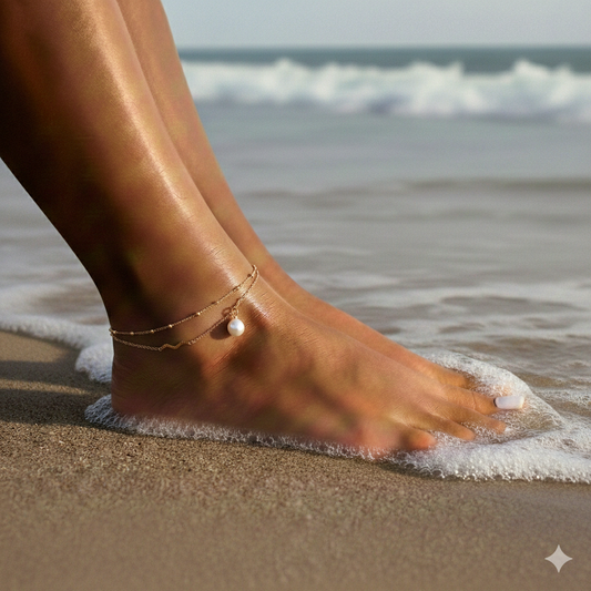 Pearl Layered Anklet