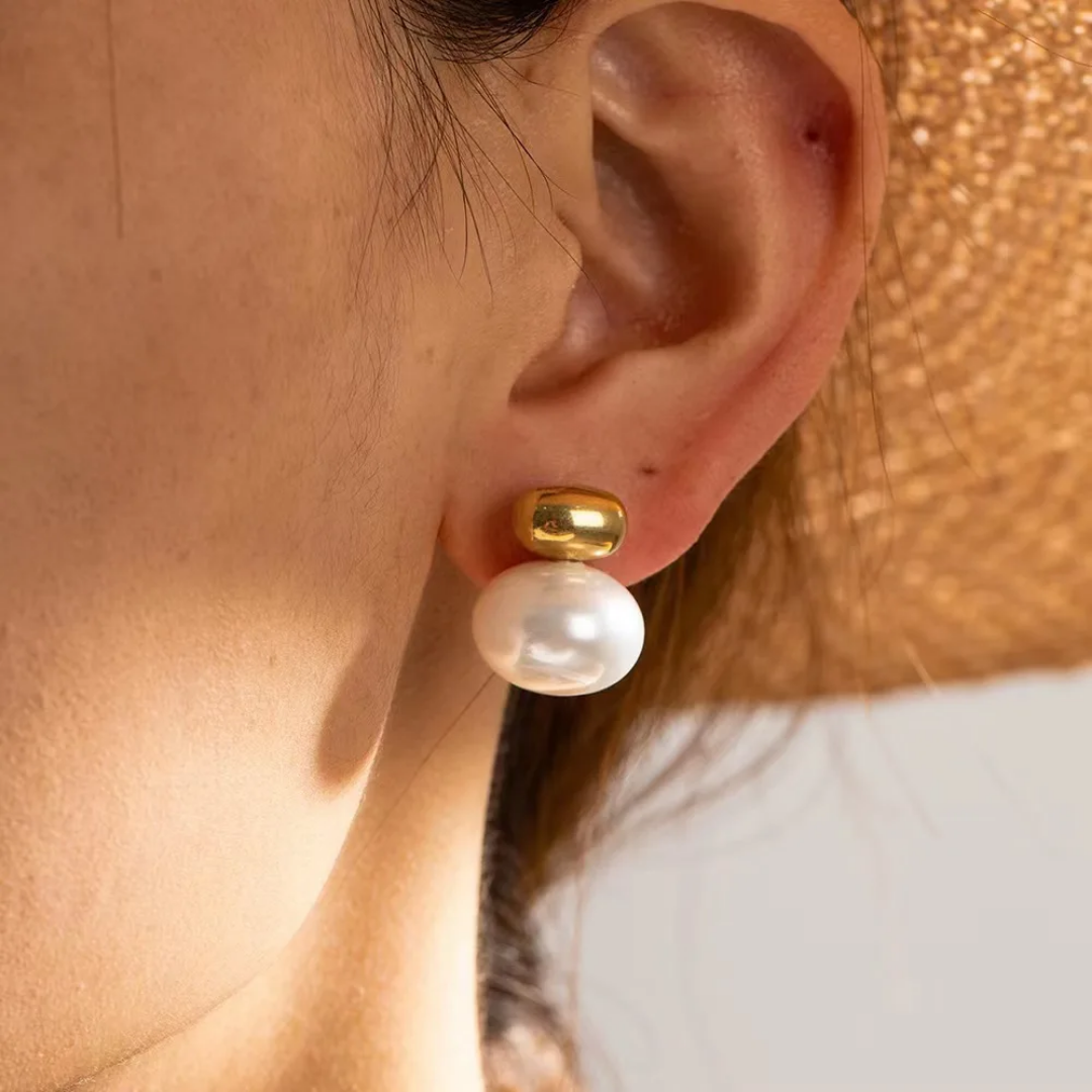 Ocean Pearl Earring