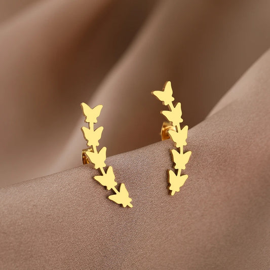 Butterfly Stud Earring