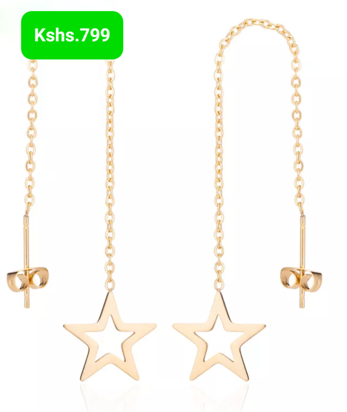 Star Drop Earrings