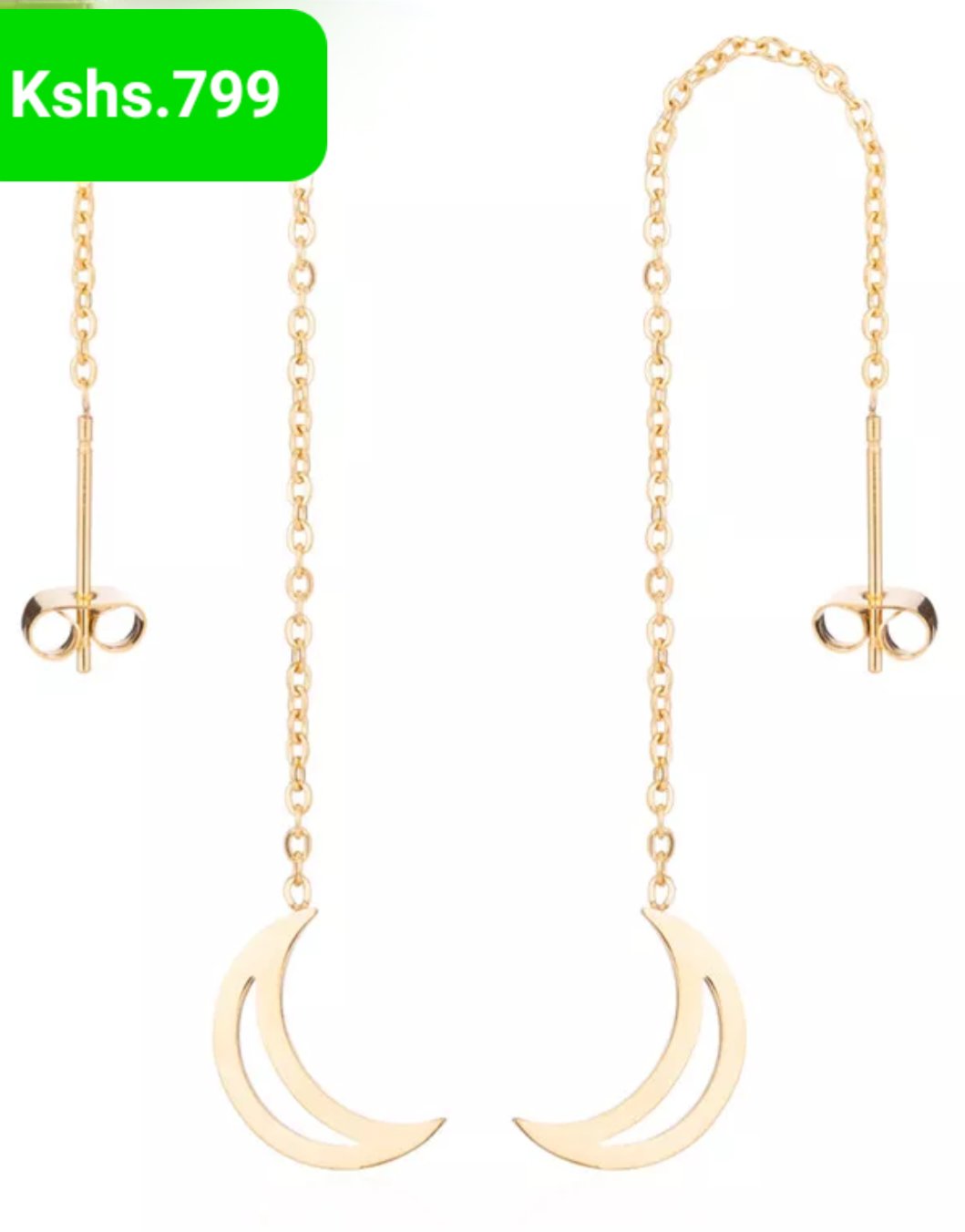 Crescent Drop Earrings