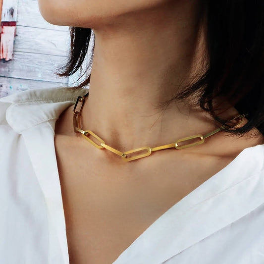 Classy Chain Link Necklace