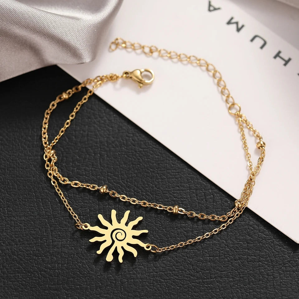 SunRays Layered Bracelet