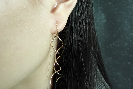 Twisty Dangle Earring