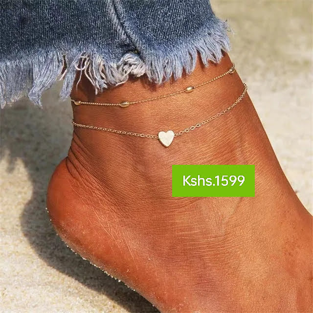 Love Layered Anklet