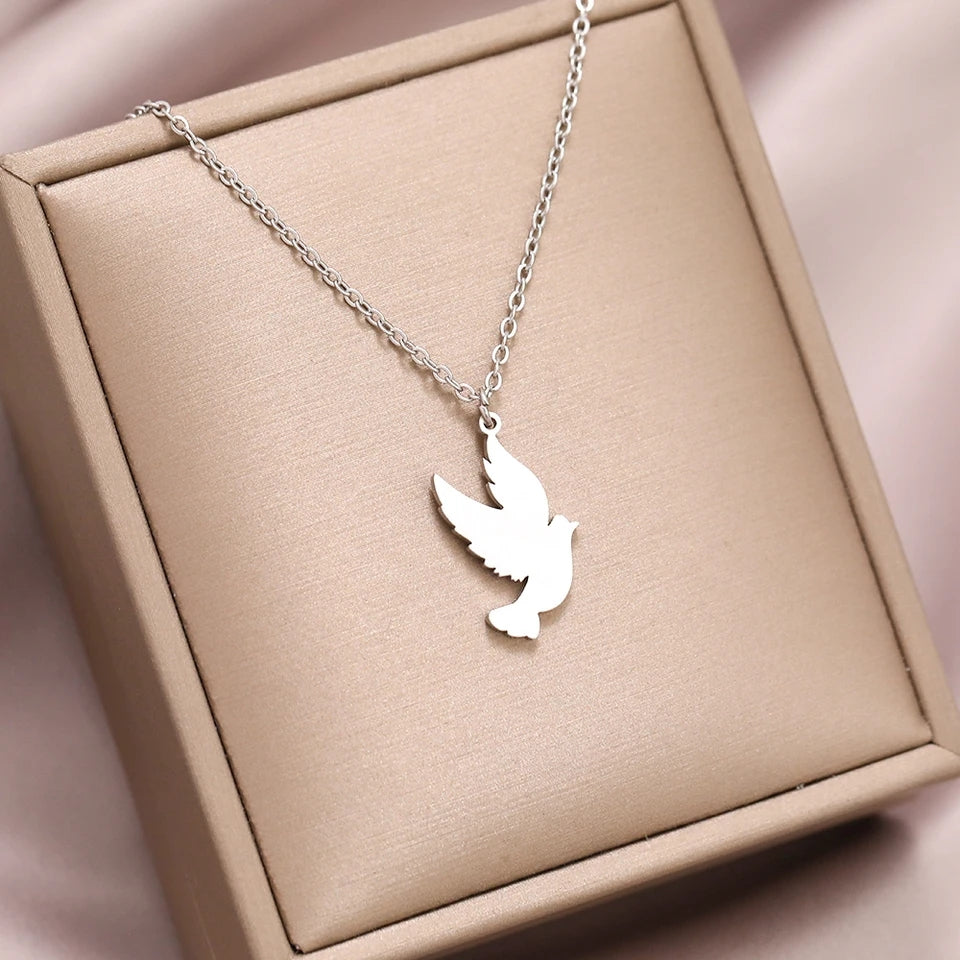 Bold Dove Necklace