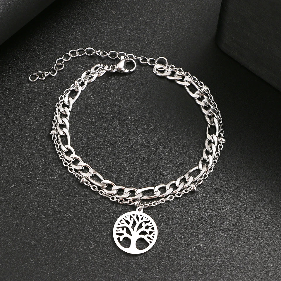 Tree of Life Layered Bracelet