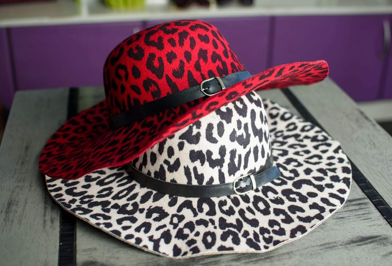 Animal Print Hat