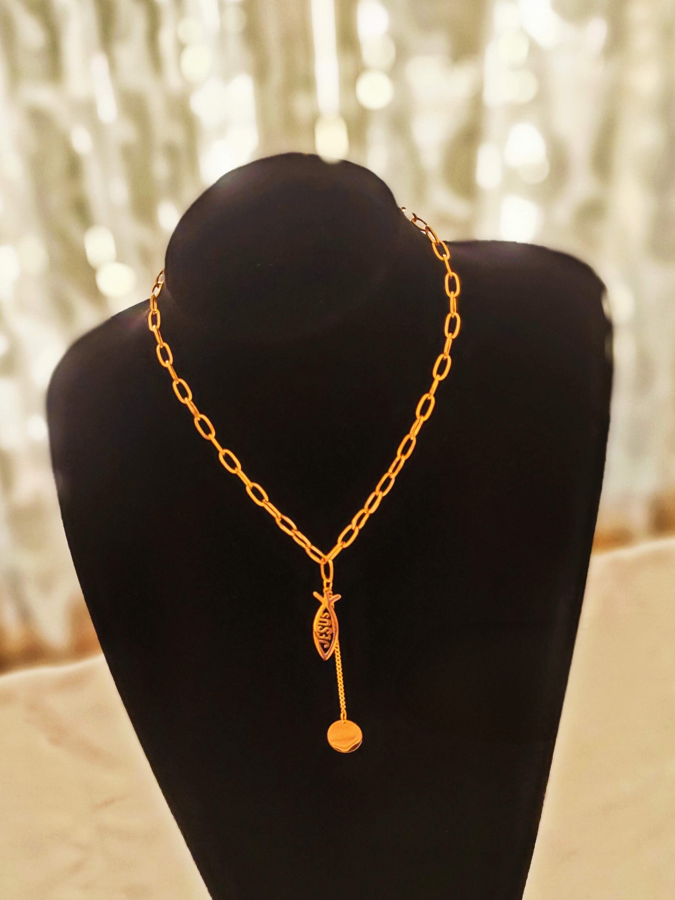 Jesus Paperclip Necklace – Chic Favs