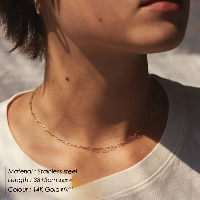 Minimalist Paperclip Necklace