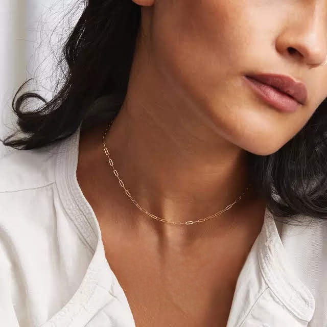 Minimalist Paperclip Necklace