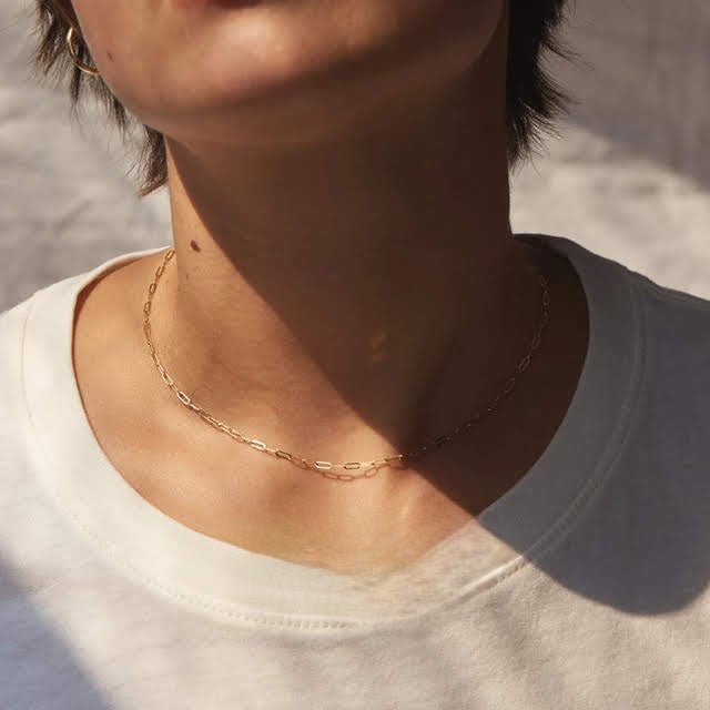 Minimalist Paperclip Necklace