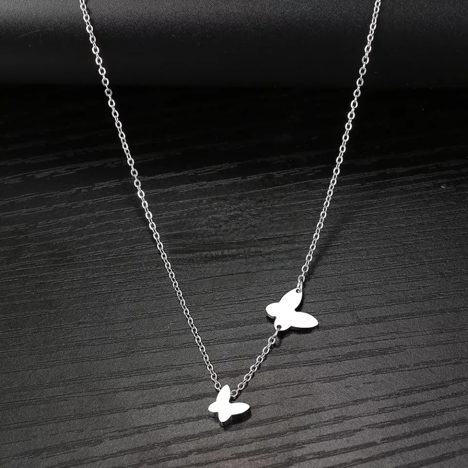 Twin Butterfly Necklace