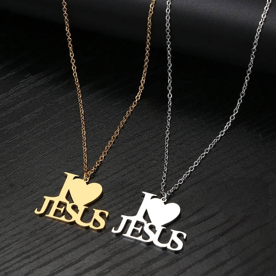 I love Jesus Necklace