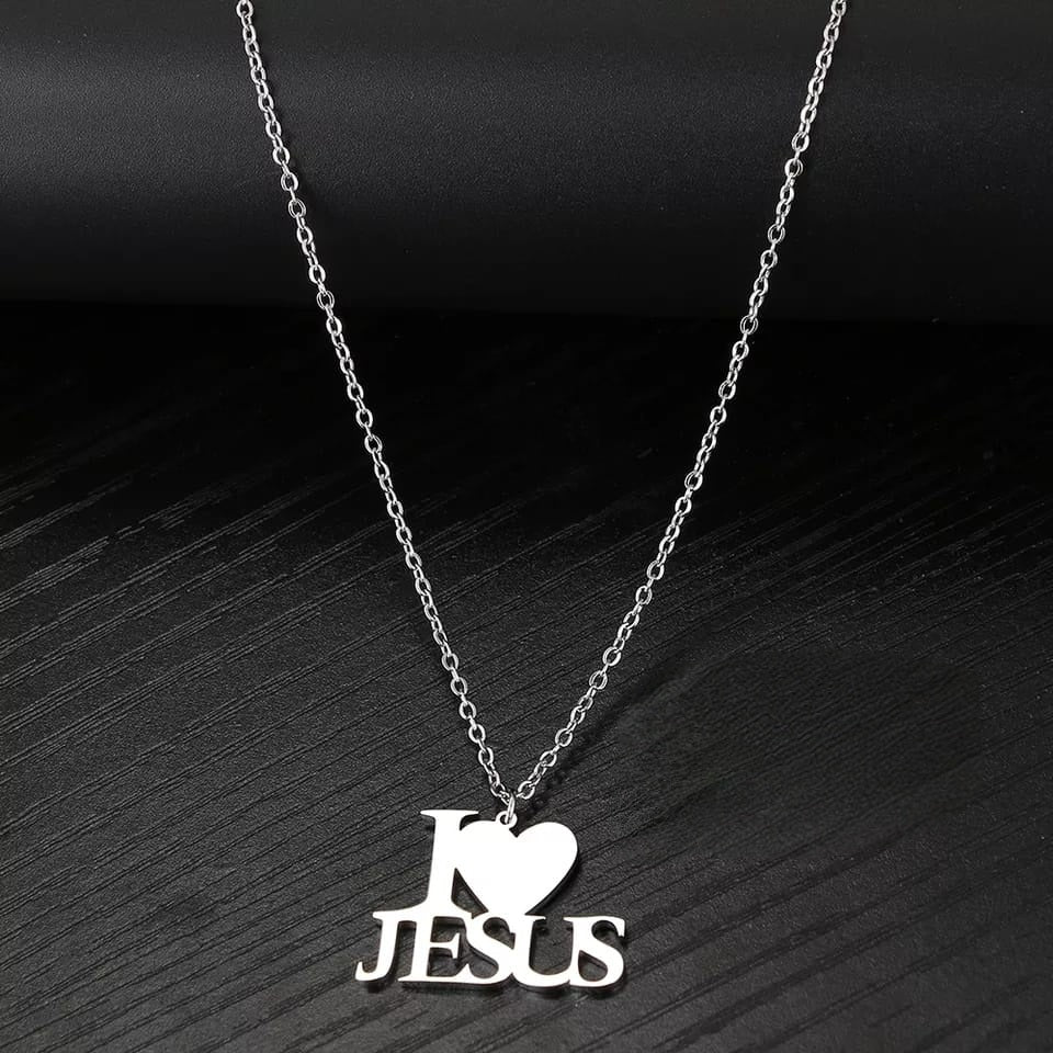 I love Jesus Necklace