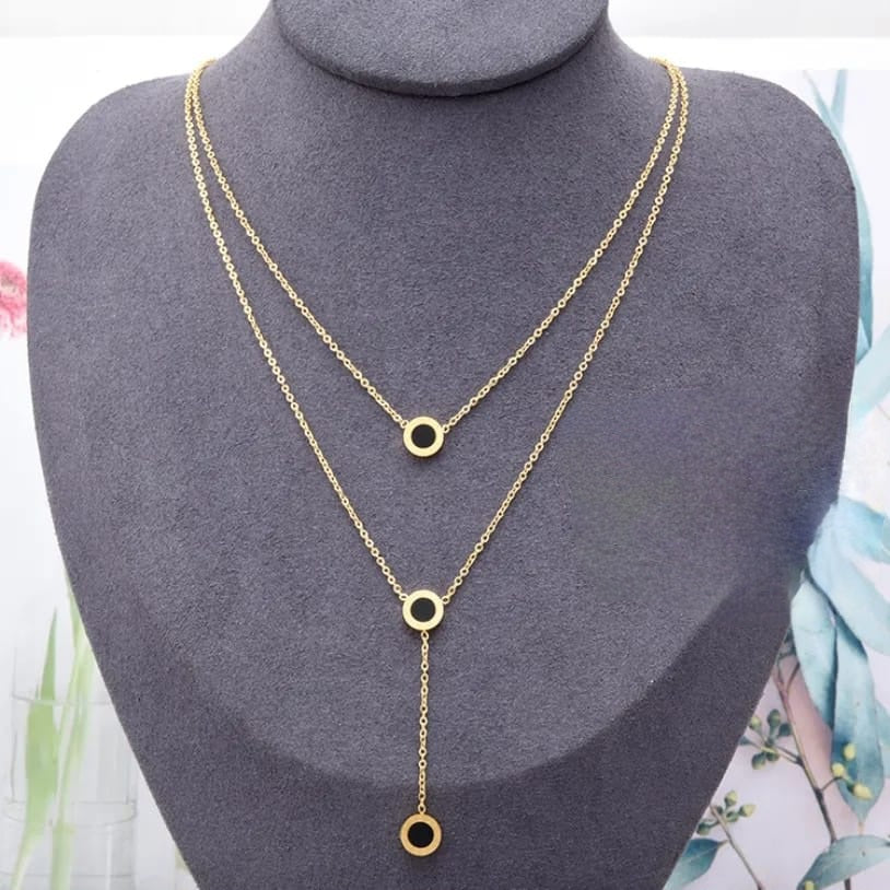 Black Drop Necklace