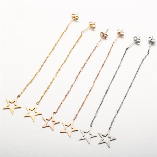 Star Drop Earrings