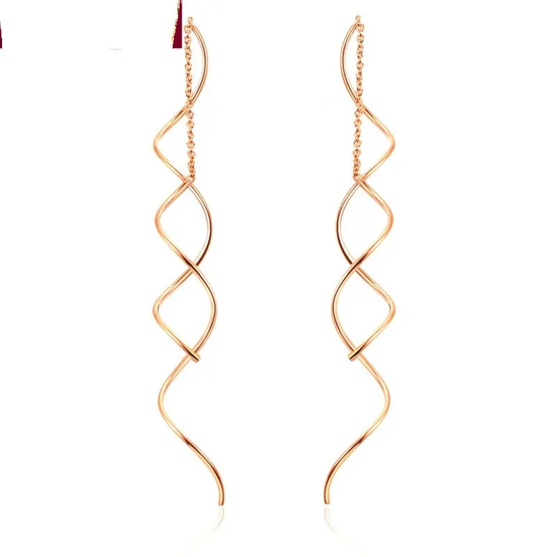 Twisty Dangle Earring