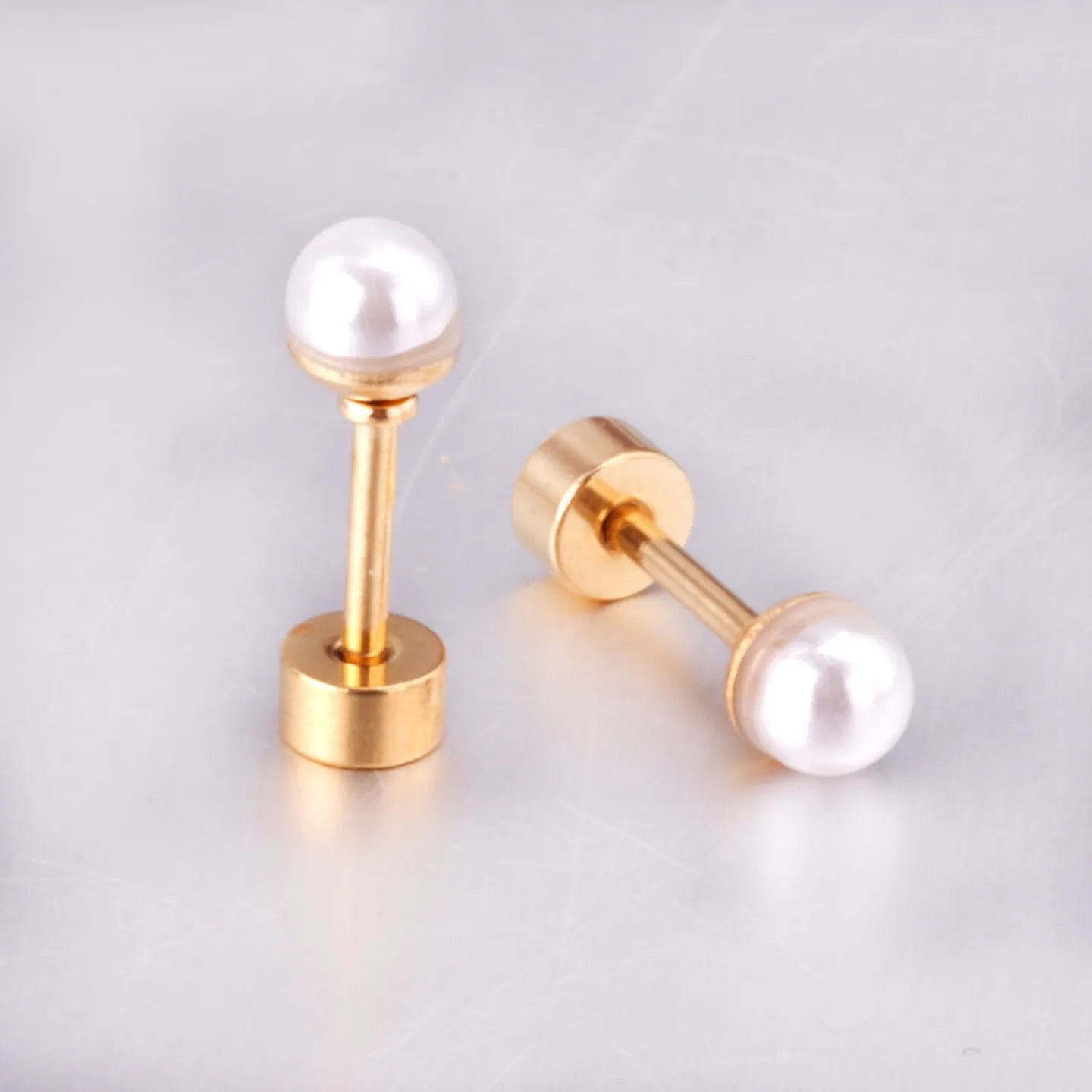 Pearl Stud Earrings