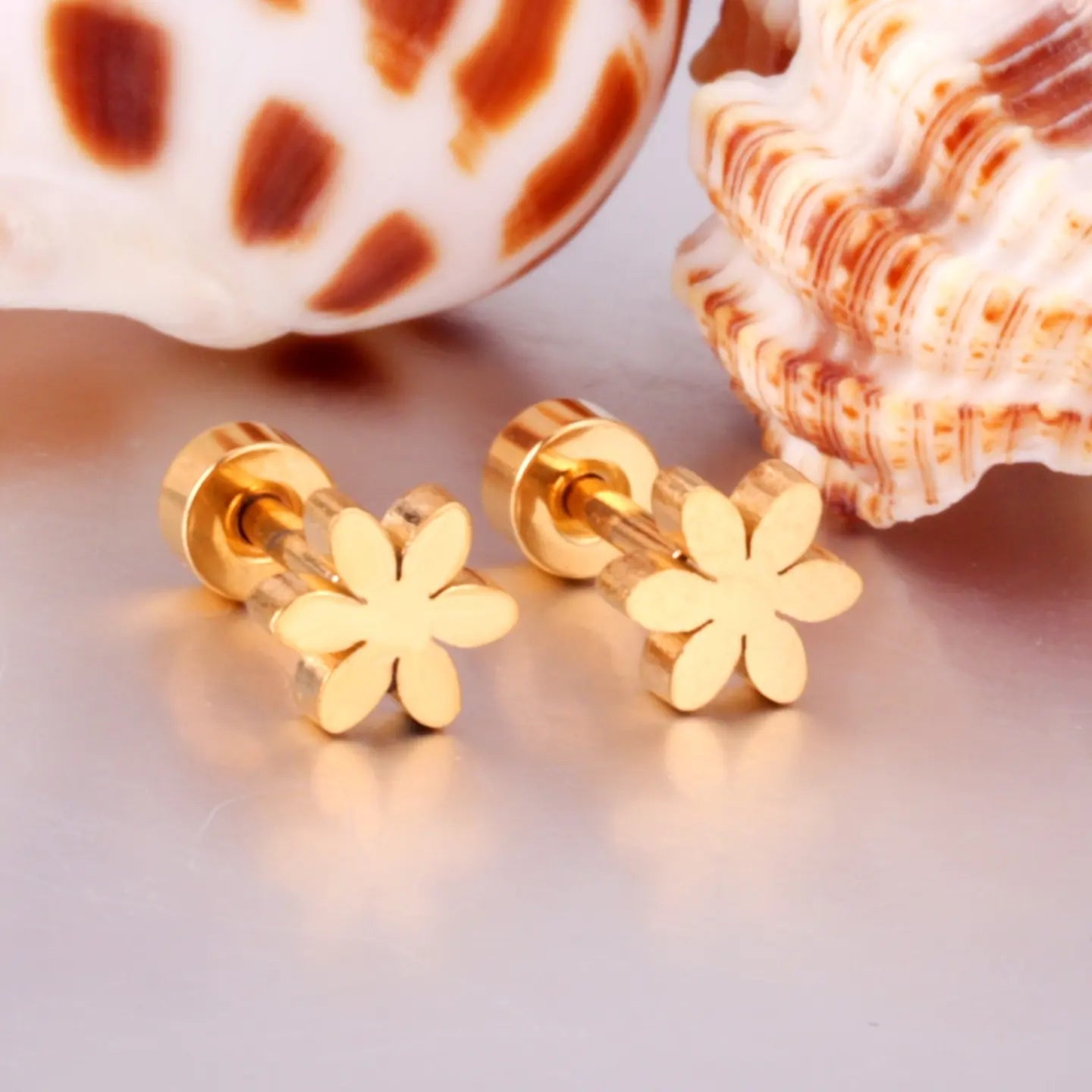 Flower Stud Earrings