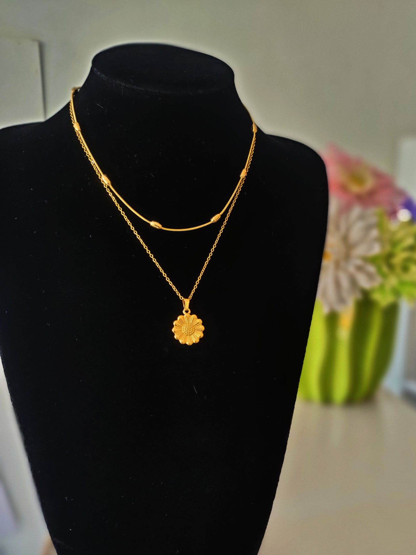 Carnation Layered Necklace
