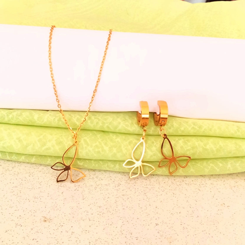Butterfly Necklace Set