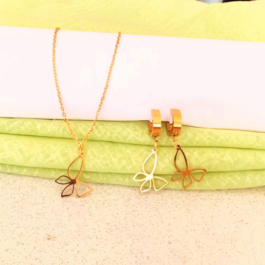 Butterfly Necklace set