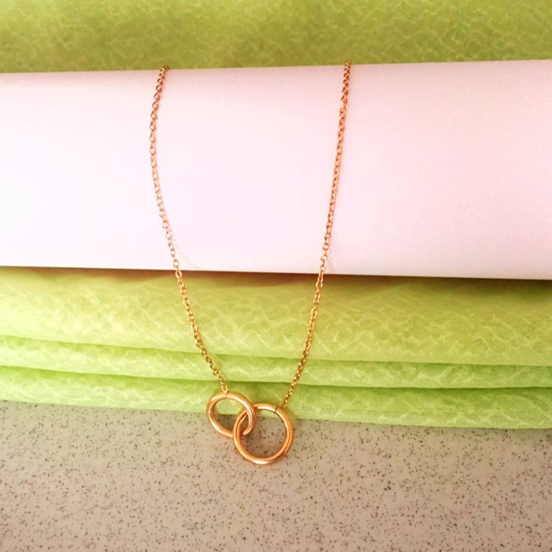 Duo Rings Necklace