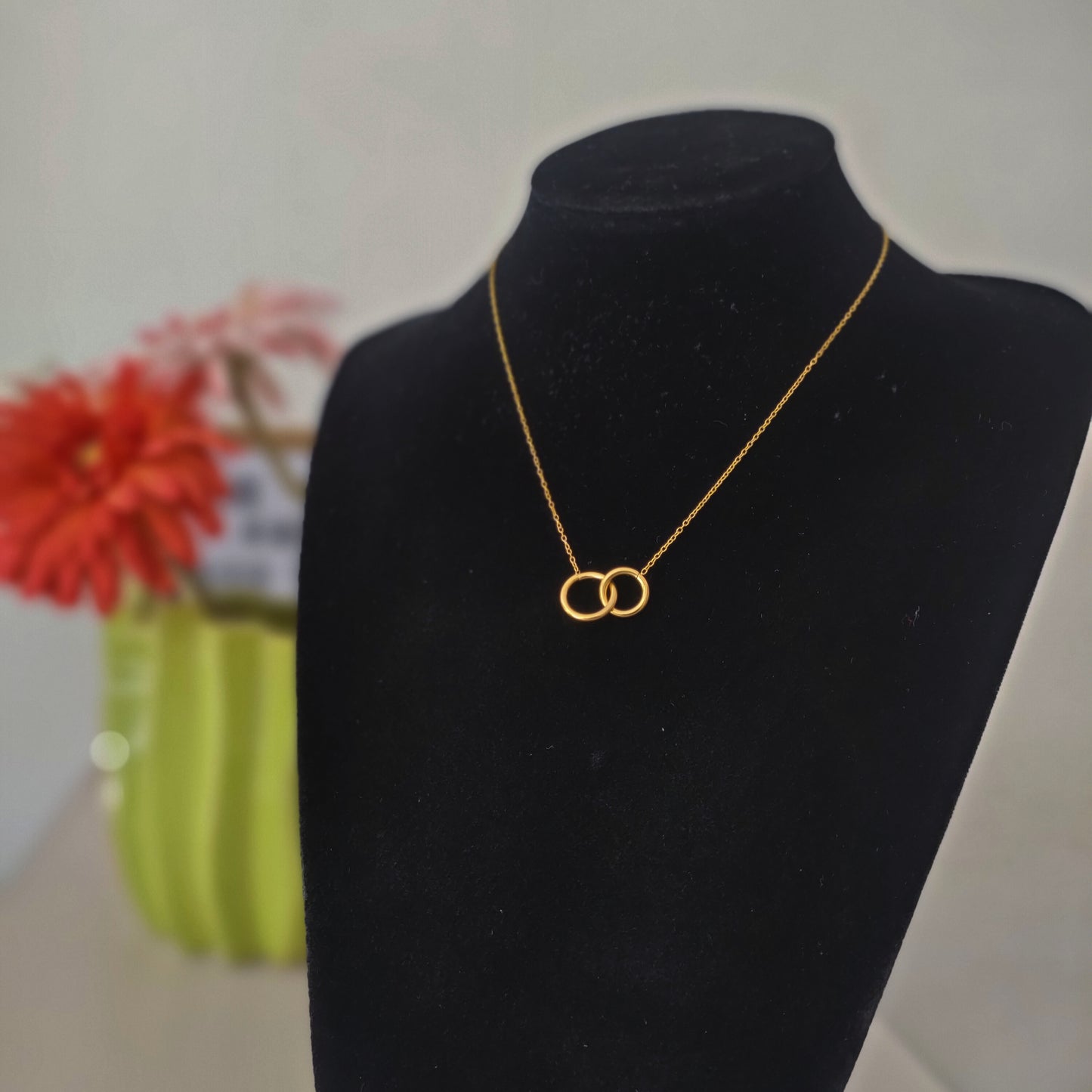 Duo Rings Necklace