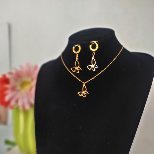 Butterfly Necklace Set