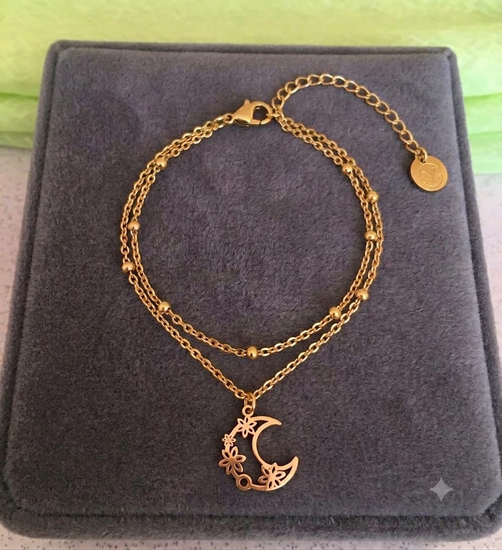 Crescent Layered Bracelet